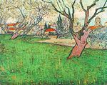 View of Arles with Trees in Blossom